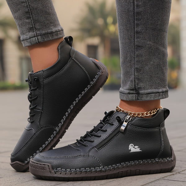 נעלי פלורה אורטופדיות נוחות עם רוכסן