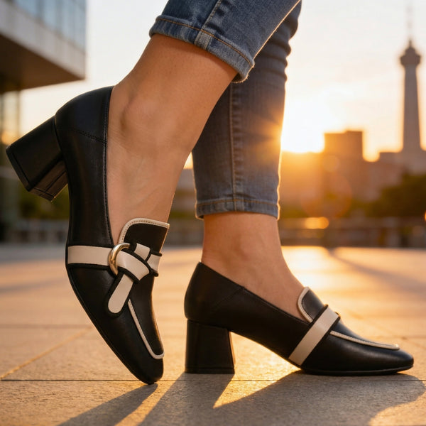 ליביה | נעלי לופר עם עקב